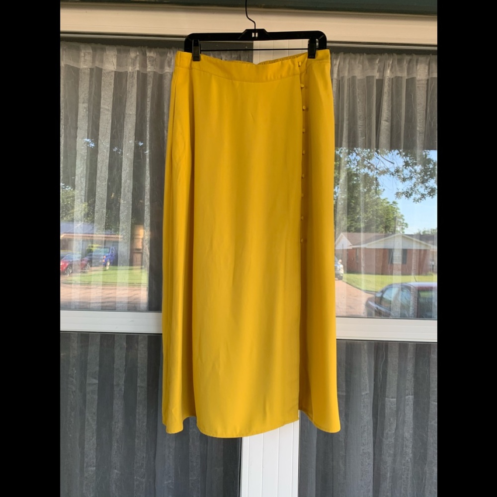 A new day Button down half way front vent Maxi